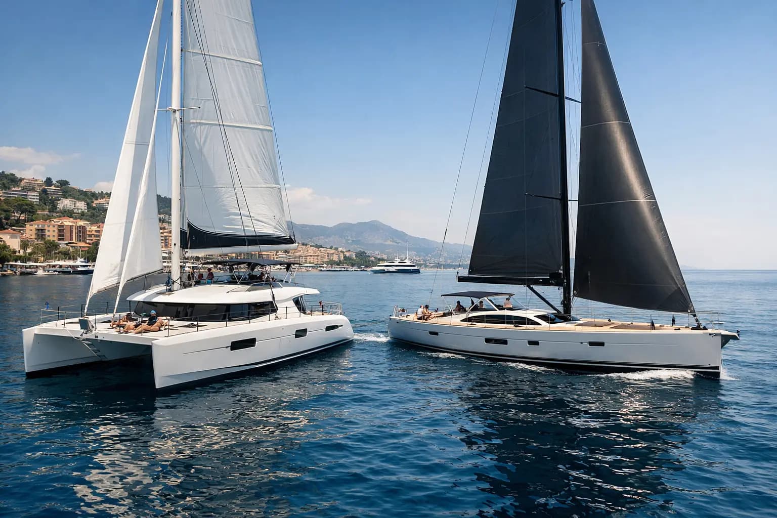 Catamaran vs Monohull Charter Guide