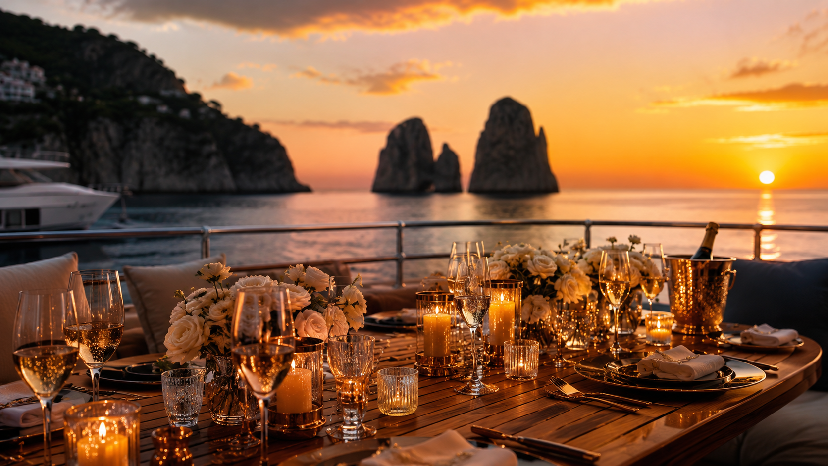 Private Yacht Events in Capri, Italy by Master Ocean