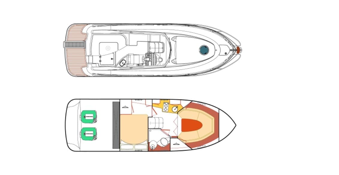 Pearlsea 31 Hard Top view 30