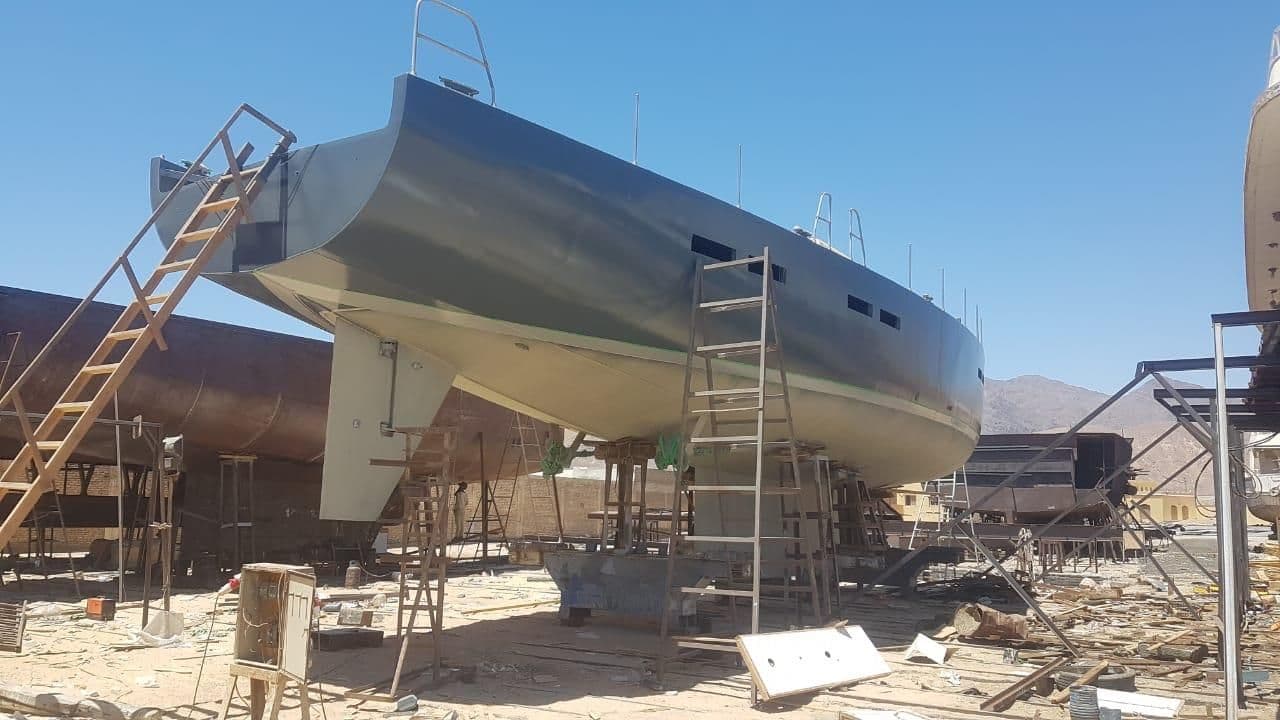 Sailing Yacht for Sale – Completed Steel Hull 24 m Ready for Custom Interior view 9