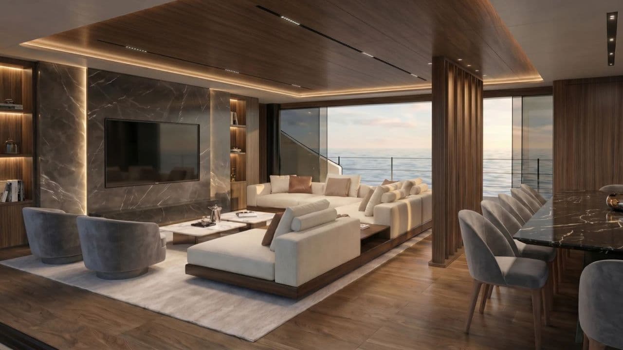OPX - 021 – 50M Custom Superyacht New Build Project view 10