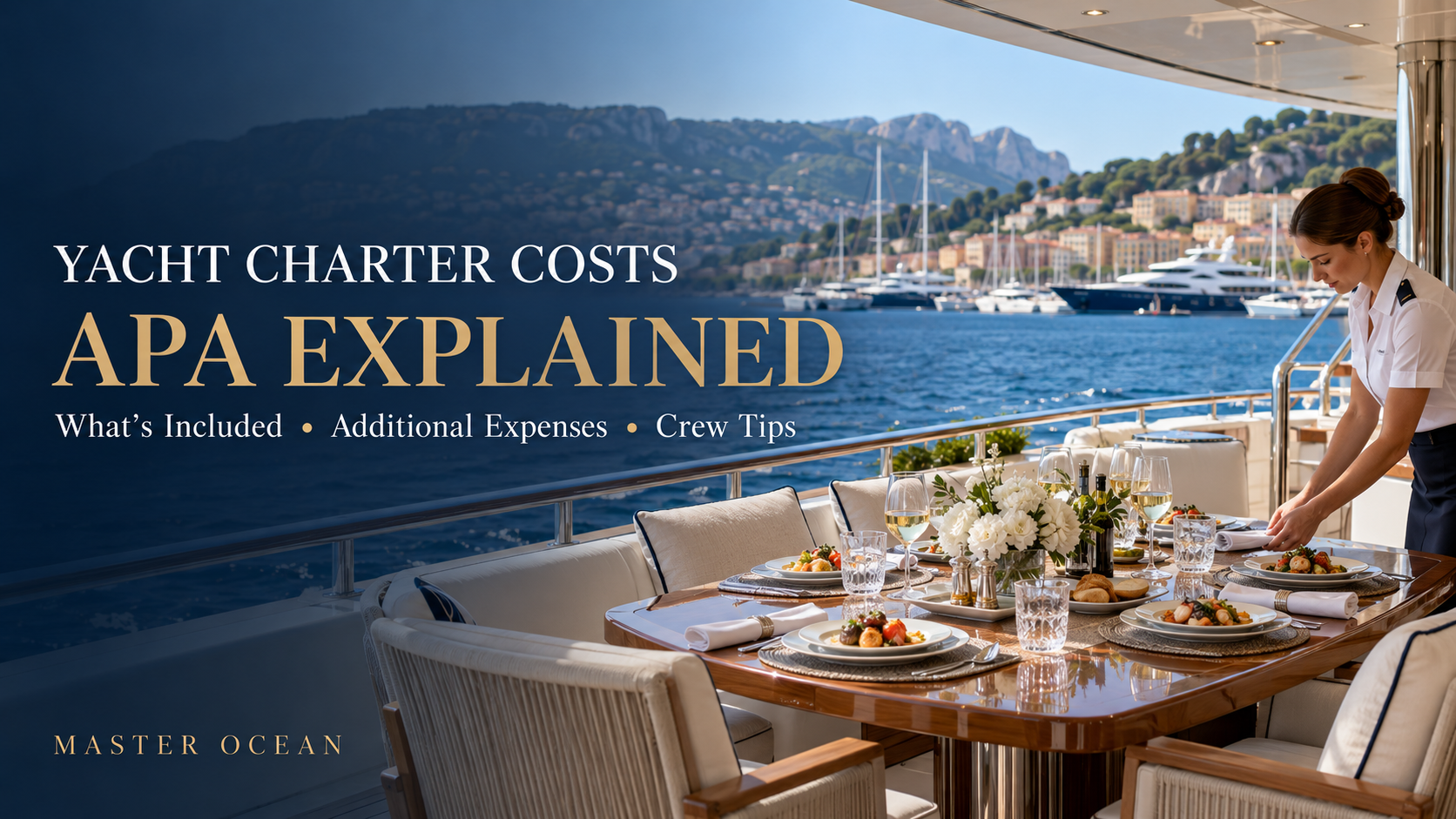 Yacht Charter Costs Explained: APA, Payments and Crew Tips
