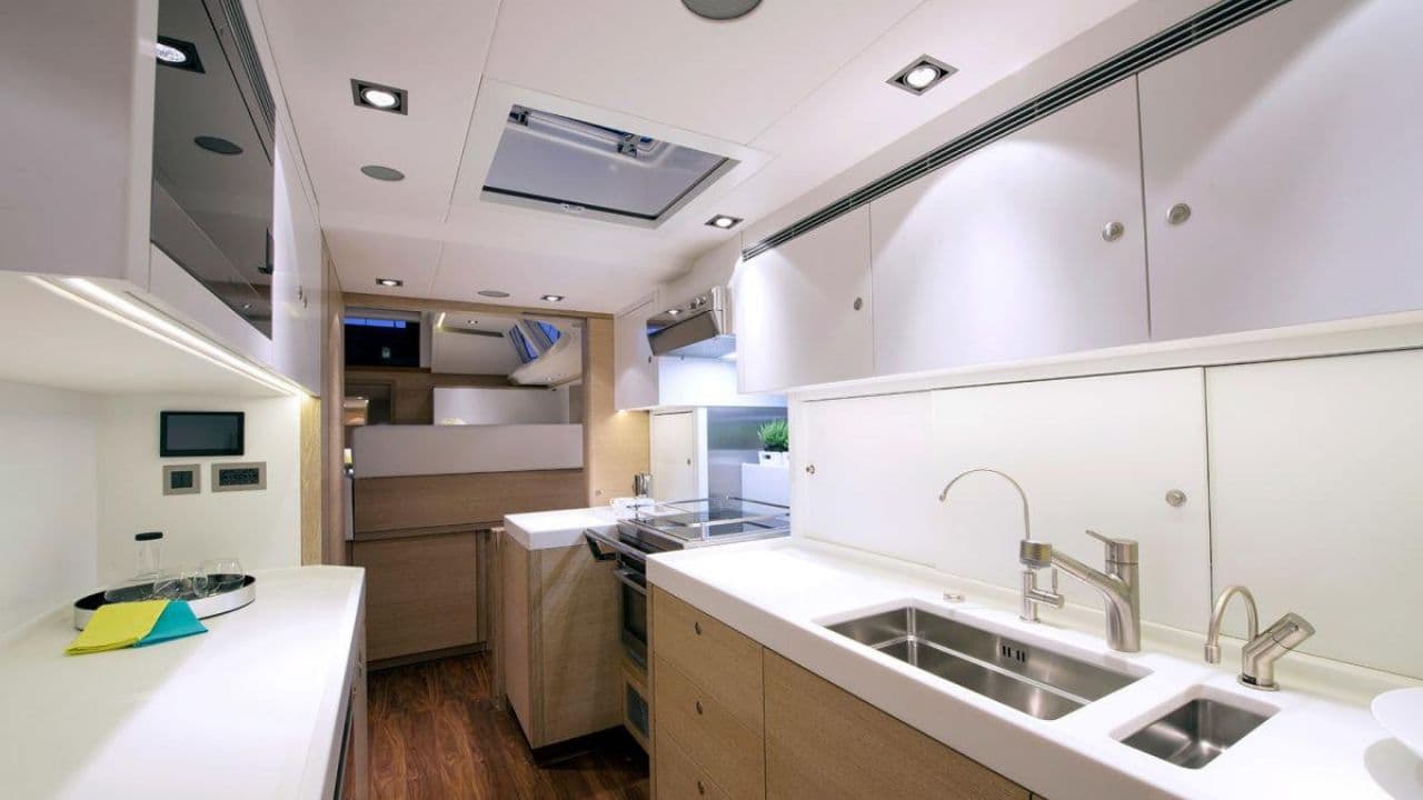 Sailing Yacht for Sale – Completed Steel Hull 24 m Ready for Custom Interior view 19