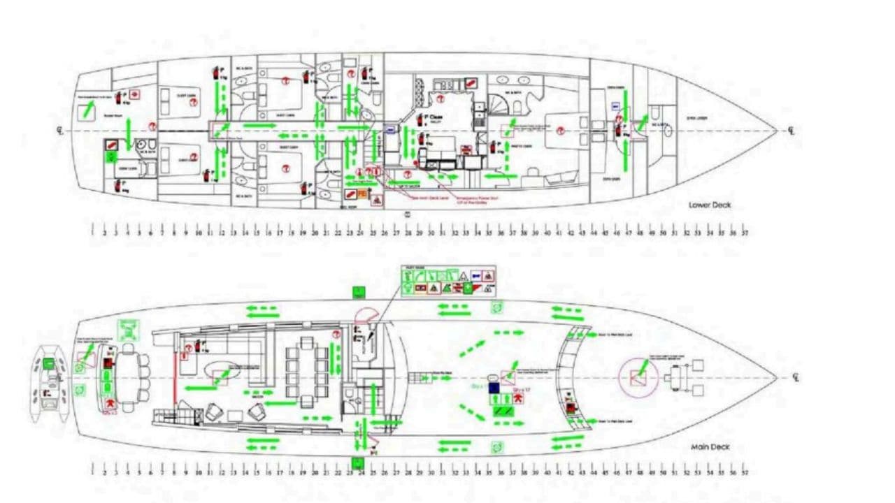 MERMAID – 33.7m Luxury Sailing Yacht for Sale view 34