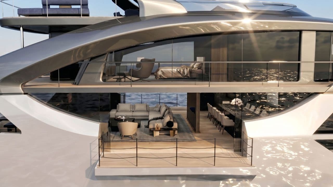 OPX - 021 – 50M Custom Superyacht New Build Project view 8