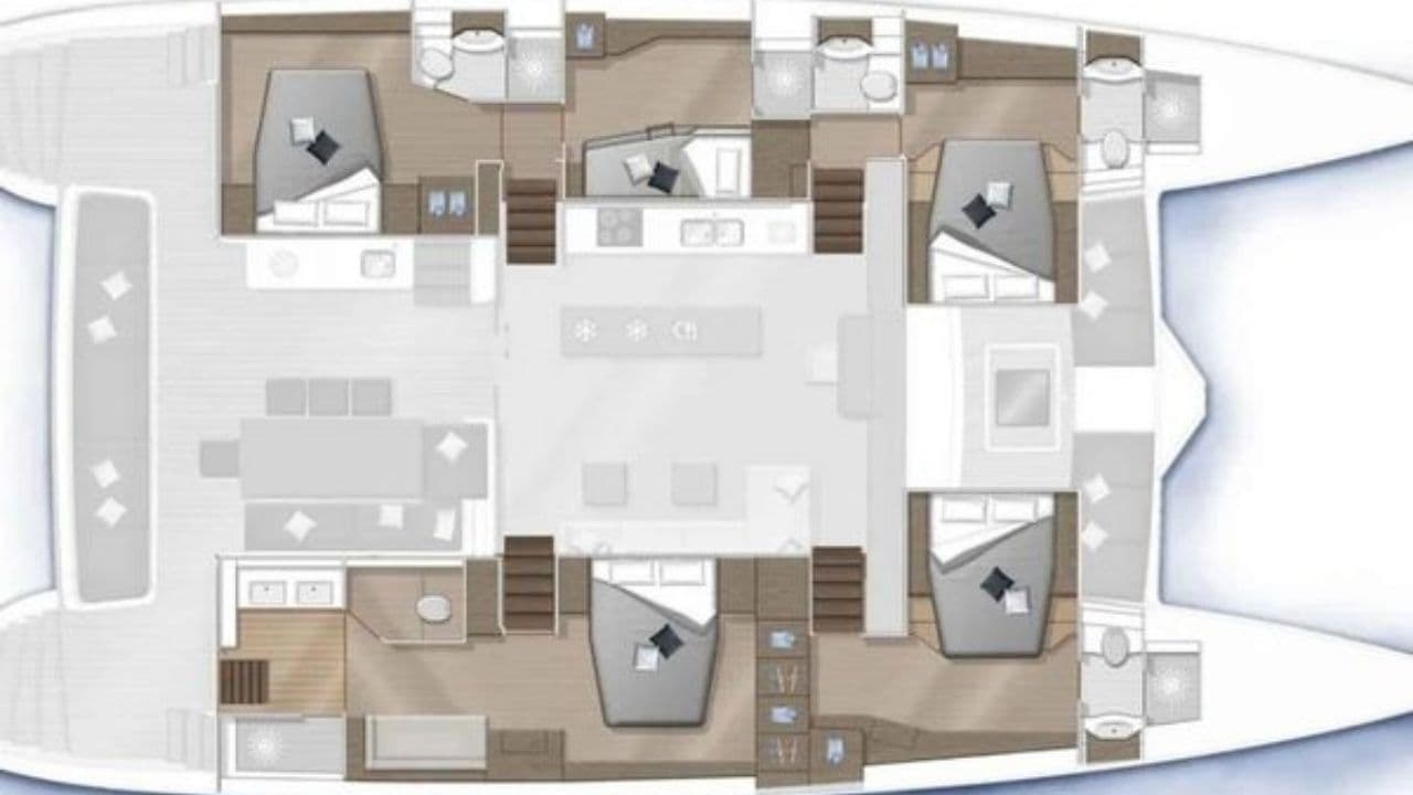 Lagoon 630 Power Catamaran view 54